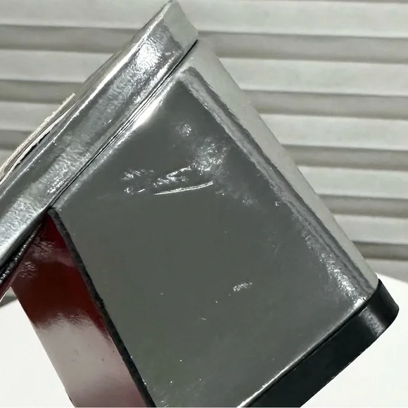 🌺CHRISTIAN LOUBOUTIN🌺 Arkenmule Silver Rainbow Mule Sandal Size: 36.5 - Picture 12 of 15